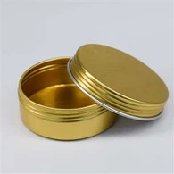 25ml goldene hochwertige runde Aluminium-Schmuck-Geschenkbox vom Lieferanten